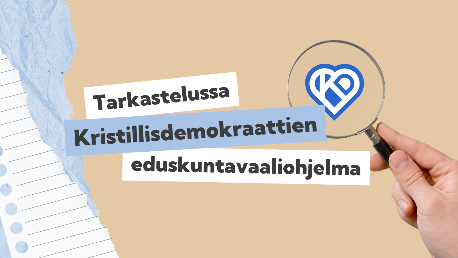 Vaaliohjelma-analyysi: Kristillisdemokraatit haluavat koota nuorten  hyvinvointiin liittyvät asiat vastuumininsteriöön - Allianssi