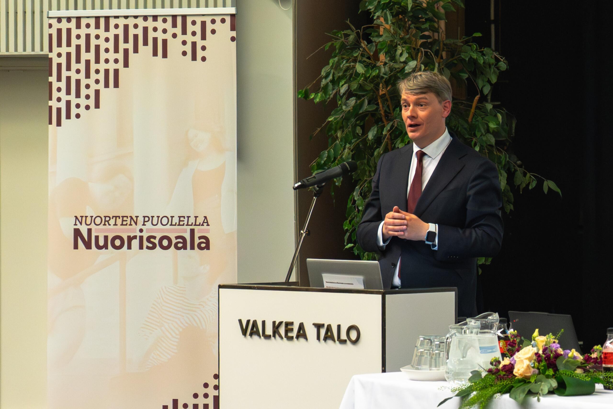 RKP:n eduskuntaryhmän puheenjohtaja, kansanedustaja Otto Andersson