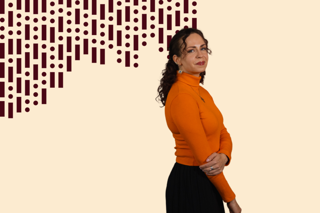 Kuvassa Bea Bergholm.